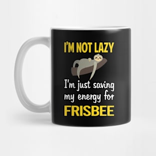 Funny Lazy Frisbee Mug